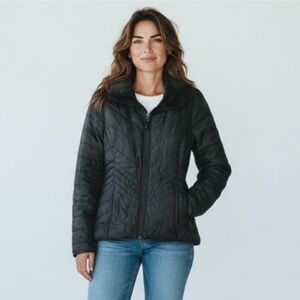 The North Face Mossbud Black Reversible Coat Women’s Size Medium